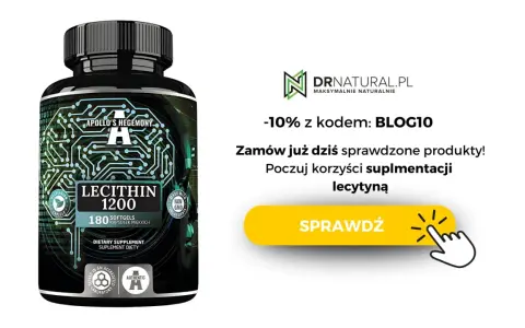 Suplement diety Lecithin 1200. Odkryj korzyści lecytyny dla Twojego organizmu. Zamów z kodem BLOG10.